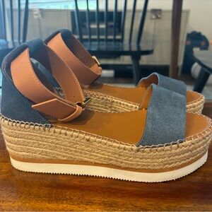 See by Chloe Glyn platform espadrille sandals
